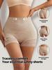 Women High Waist Tummy Control Lace Safety Shorts Panties Postpartum Shaping Boxer Briefs Under Skirts Underwear Butt Lifter Shapewear Anti-Rolling