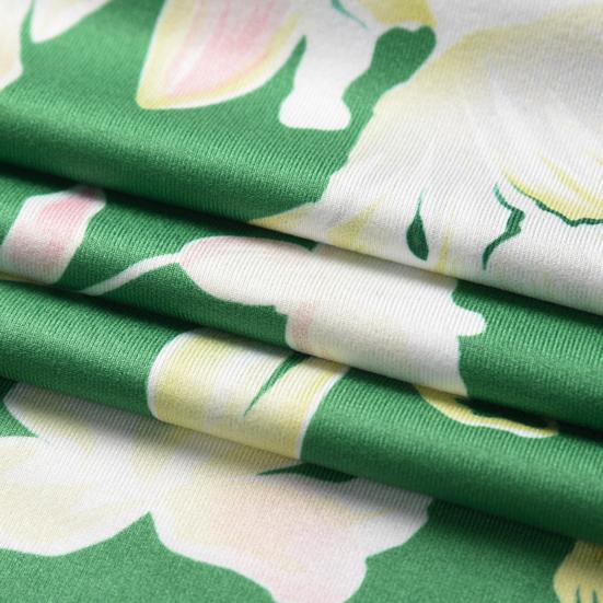 Женское платье Красочное Дышащее С цветочным принтом Регулируемые бретели Пляжное платье для вечеринки