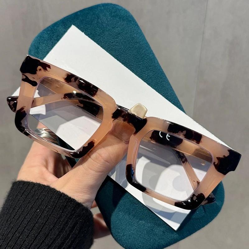 Классические очки для пресбиопии с квадратной оправой и защитой от синего света, стильные очки для чтения с пружинными дужками от 0 до +4.0, доступны в семи цветах