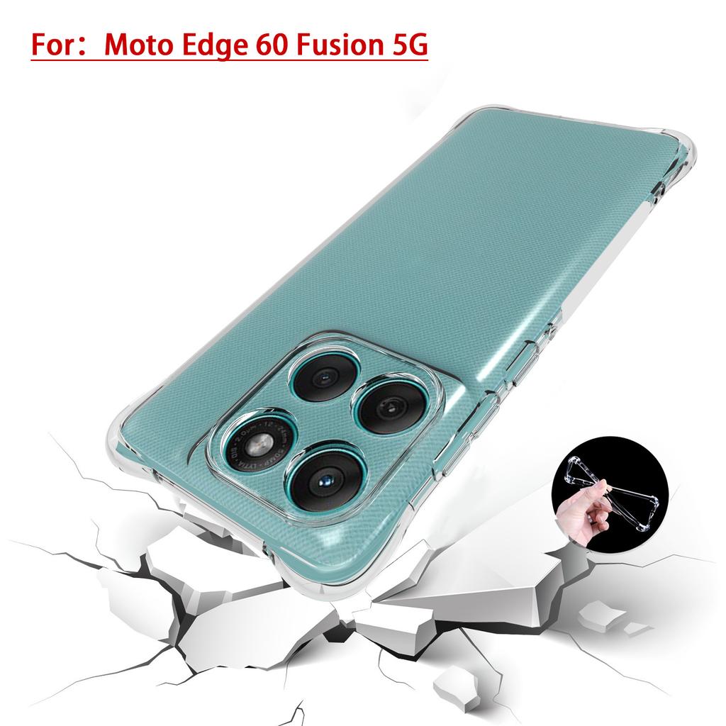 Прозрачный чехол для Motorola Edge 60 Fusion Edge 60S 60 Pro Чехол со стилусом Ультратонкий HD Clear Мягкий Защитный чехол Capa