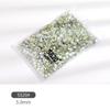 1440pcs/pack Glitter Rhinestones Crystal White AB Color Non Hot Fix FlatBack Strass Sewing & Fabric Garment Rhinestone Nail Art Stone  9 Sizes