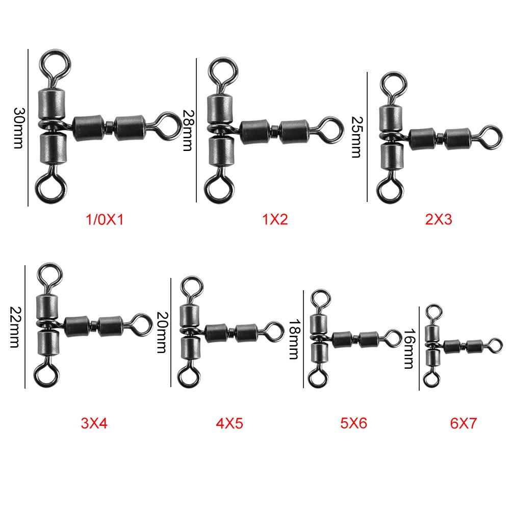 Triangle Joint Connector Solid Ring Fishing Tackle Fishing Swivel Solid Connector Fishing Connector