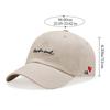 Cotton Baseball Hat Embroidery Sun Visors Hat Summer Snapback Cap  for Men Women
