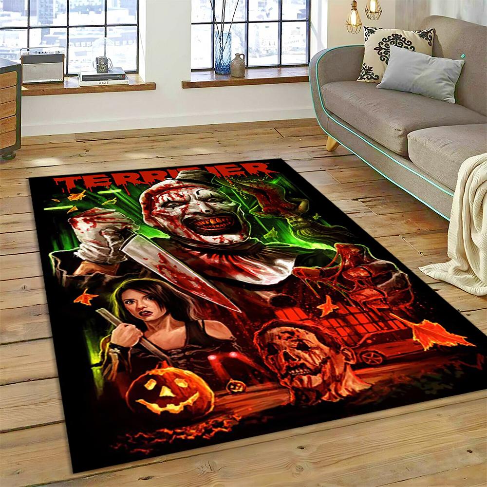 3D Ужасы Клоуна Ужасов 3 Мультфильм Ковер Коврик для Спальни Гостиной Дома Диван Декорация, Детский Игровой Декор Напольный Коврик Подарок