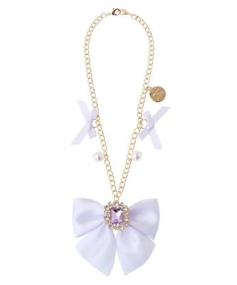 Шарм Maison de Fleur, Шарм-подвеска на сумку Bijou Ribbon с жемчугом, Женский, Сиреневый