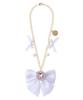 Шарм Maison de Fleur, Шарм-подвеска на сумку Bijou Ribbon с жемчугом, Женский, Сиреневый