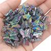 Fashion Jewelry Materials Bracelet Neacklce Making Butterfly Beads Multicolor Handmade DIY Accessories 20Pcs AB Color Crafted Crystal Acrylic Gifts