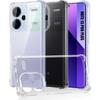 Silicone Case for Xiaomi Redmi Note 13 Pro+ 5G - Note 13 Pro Plus 5G, Reinforced Corners Transparent Shockproof