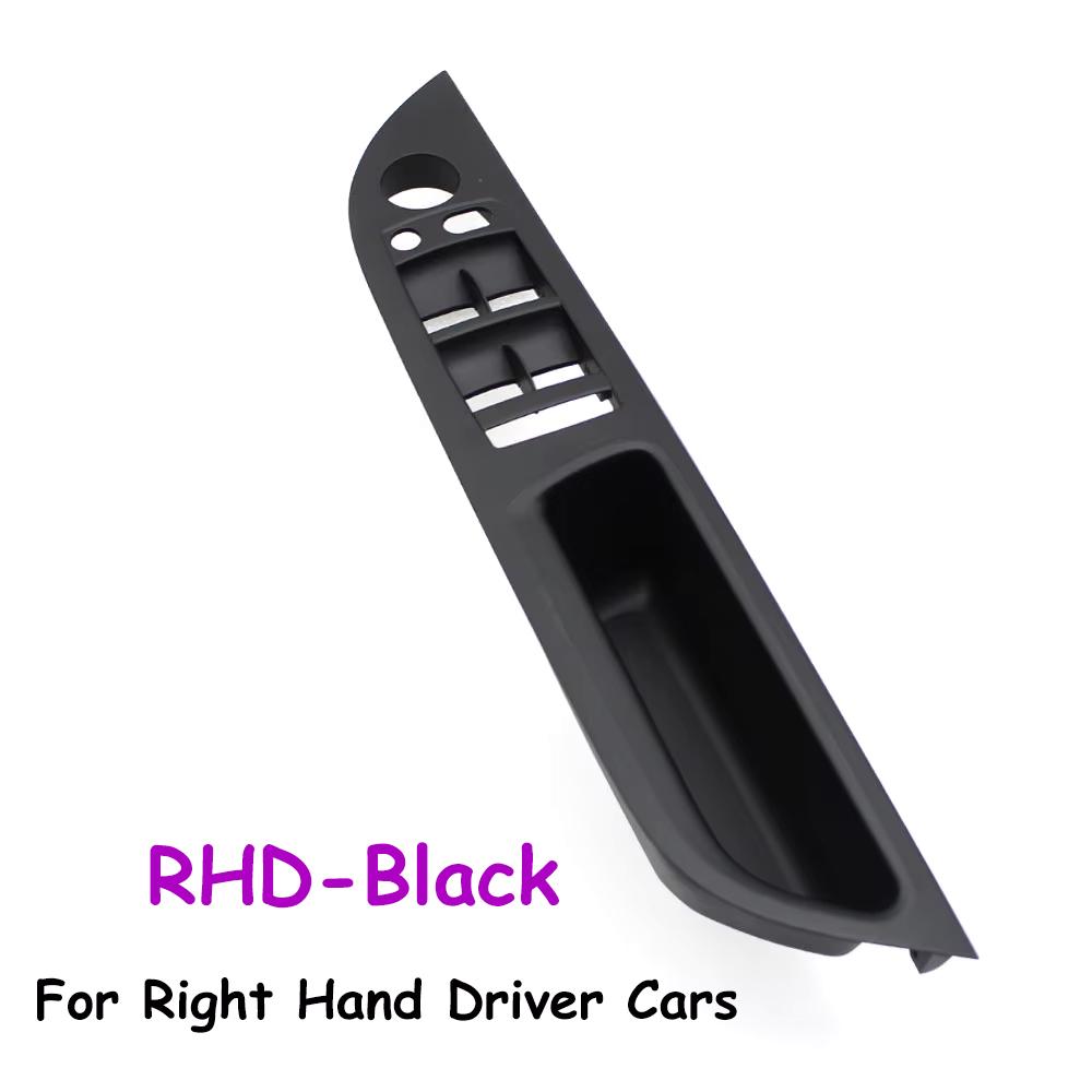 LHD RHD E60 E61 Car Interior Handle Inner Door Armrest Panel Pull Trim Cover Replacement For BMW 5 Series 2006-2010 51416983703