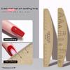 1Pc Custom Nail Files with Scale 100/180/180 Grit Washable Buffing Stick for Gel Polish & Cat Eye Nails Manicure Pedicure Tools