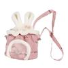 Hamster Shoulder Carrier Bag Outdoor Cute Rabbit Ear Hamster Sling Carrier for Small Animals Free