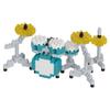 Kawada Nanoblock Drum Set, Green, NBC_348