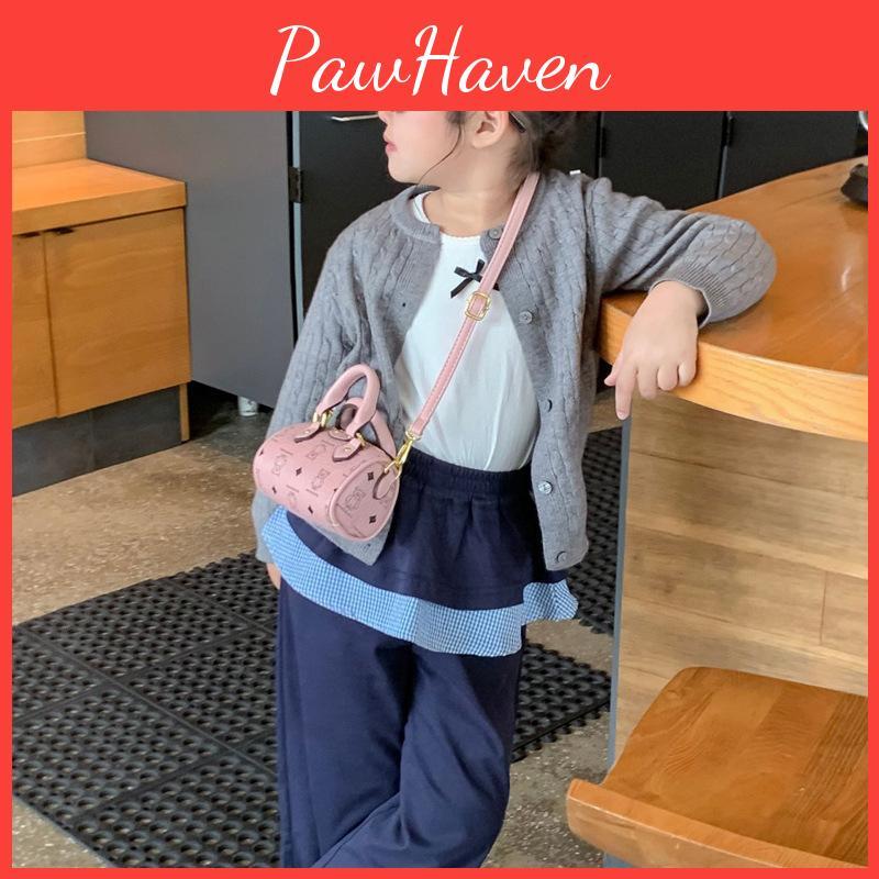 Современная модная детская сумочка с легким дизайном, доступная в черном, розовом и леопардовом цвете