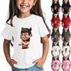 Футболки для малышей, девочек и мальчиков, детские футболки с короткими рукавами и принтом для мальчиков и девочек 1-15 лет