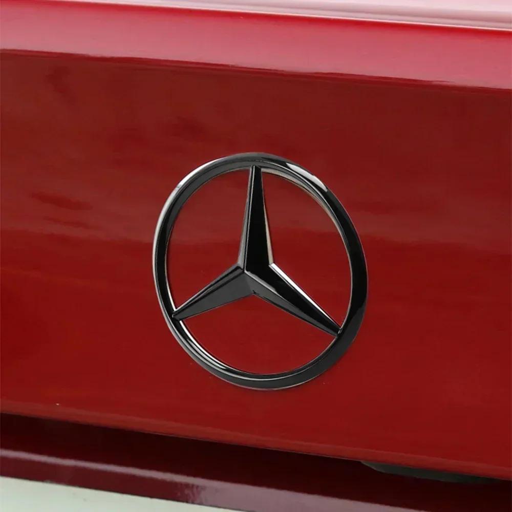 Original Car ABS 3D Logo Rear Trunk Badge Decoration Sticker For Mercedes Benz AMG E-Class W212 2010-2016 W213 E Class 2017-2020 GR1