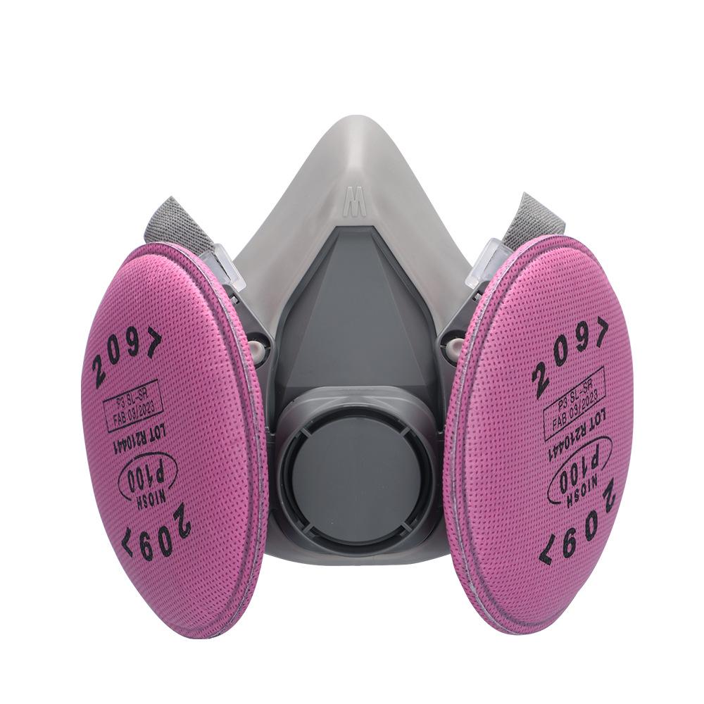 «Защитный противогаз 6200 для защиты от распыляемой краски, пестицидов, химикатов и формальдегида»