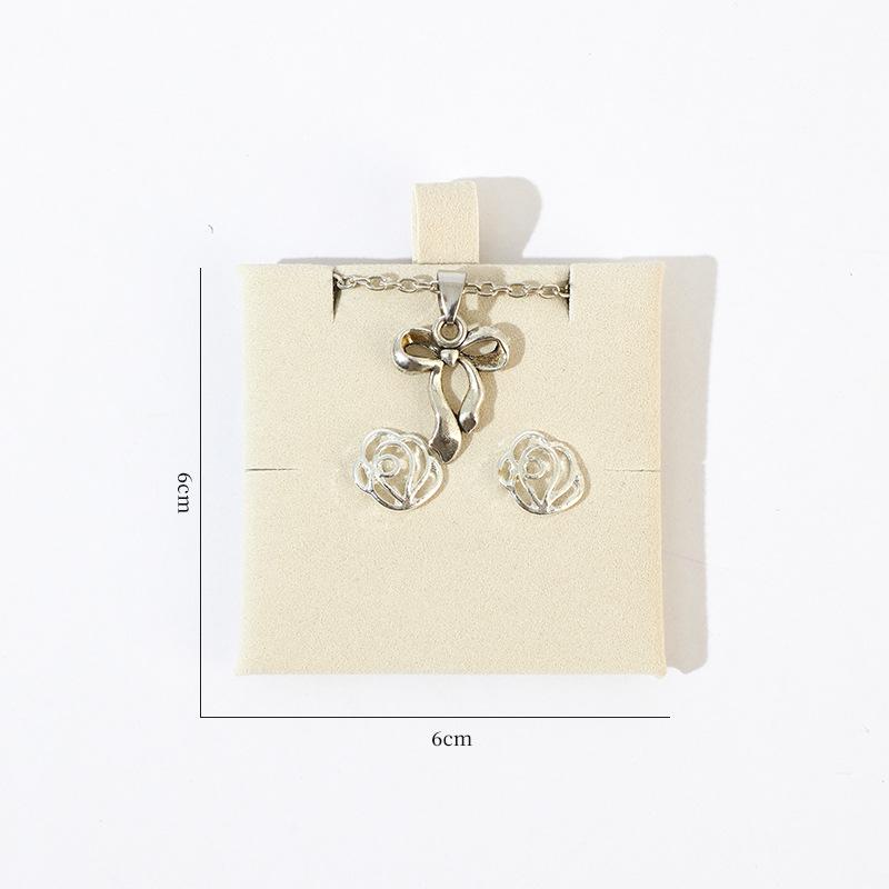 Microfiber Double-Sided Snap Jewelry Bag – Anti-Oxidation Storage for Necklaces & Pendants