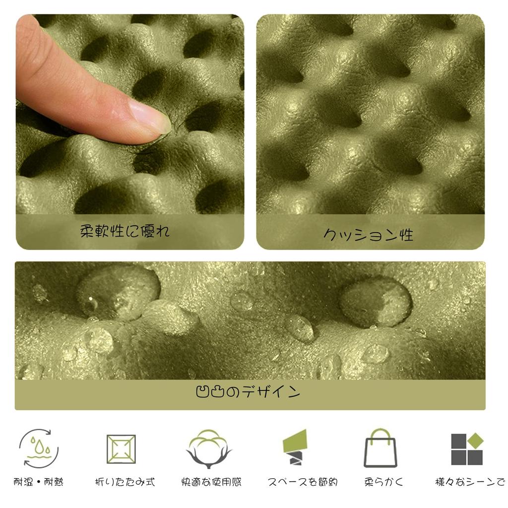 Кемпинговый коврик AYO Outdoor Mat Толщина Простыня для отдыха Палатка Коврик Спальный мешок Бирюзовый Армейский зеленый Серебряный (Водонепроницаемый / 2,5 см) +