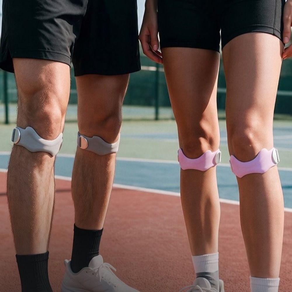Silicone Patellar Band Adjustable Patella Tendon Support Strap Knee Joint Protection