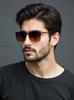 New Fashion  Polarized Sunglasses For Men,Fashionable Square Style,Uv Protection,Suitable For Driving And Sun Protection 5138