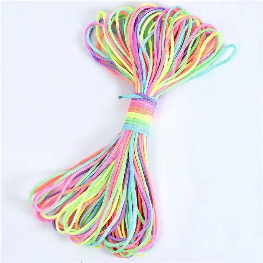Durable Parachute Cord Multi-Strand Survival Cord New Rainbow Paracord Rope Survival Gear
