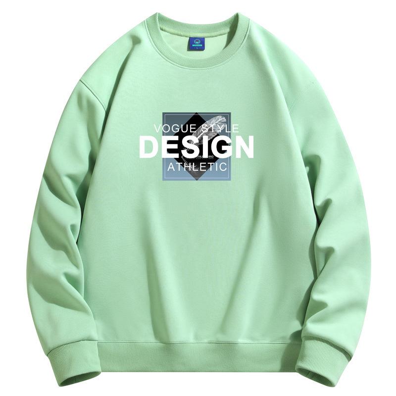 Дизайнерский узор, мужская толстовка с круглым вырезом, модная повседневная толстовка с длинным рукавом, большого размера