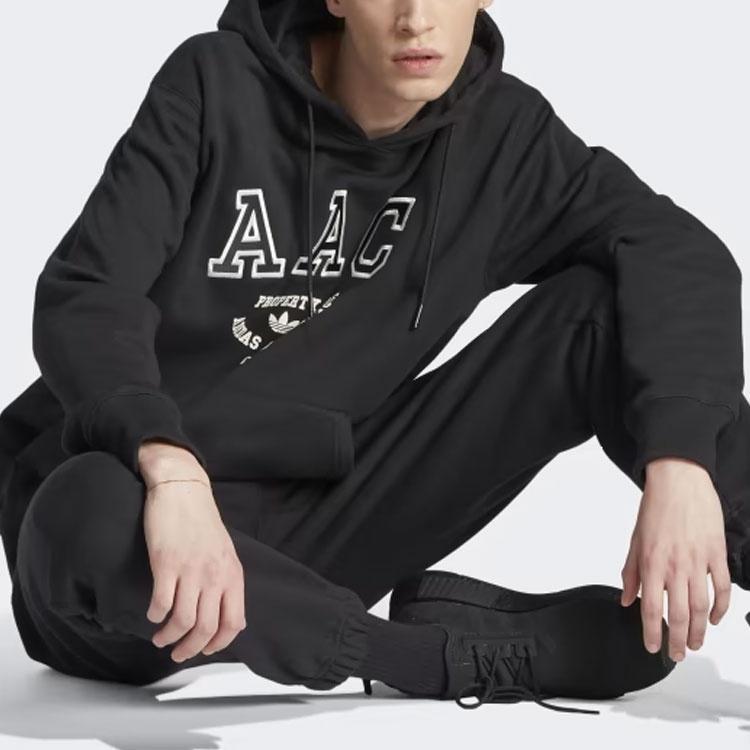 adidas originals Hack AAC Hoodies 'Black' Men's HZ0700