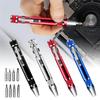 New Multifunction 8 In 1 Mini Aluminum Precision Pen Screw Driver Screwdriver Set Repair Toolsfor Cell Phone Hand Tool Portable