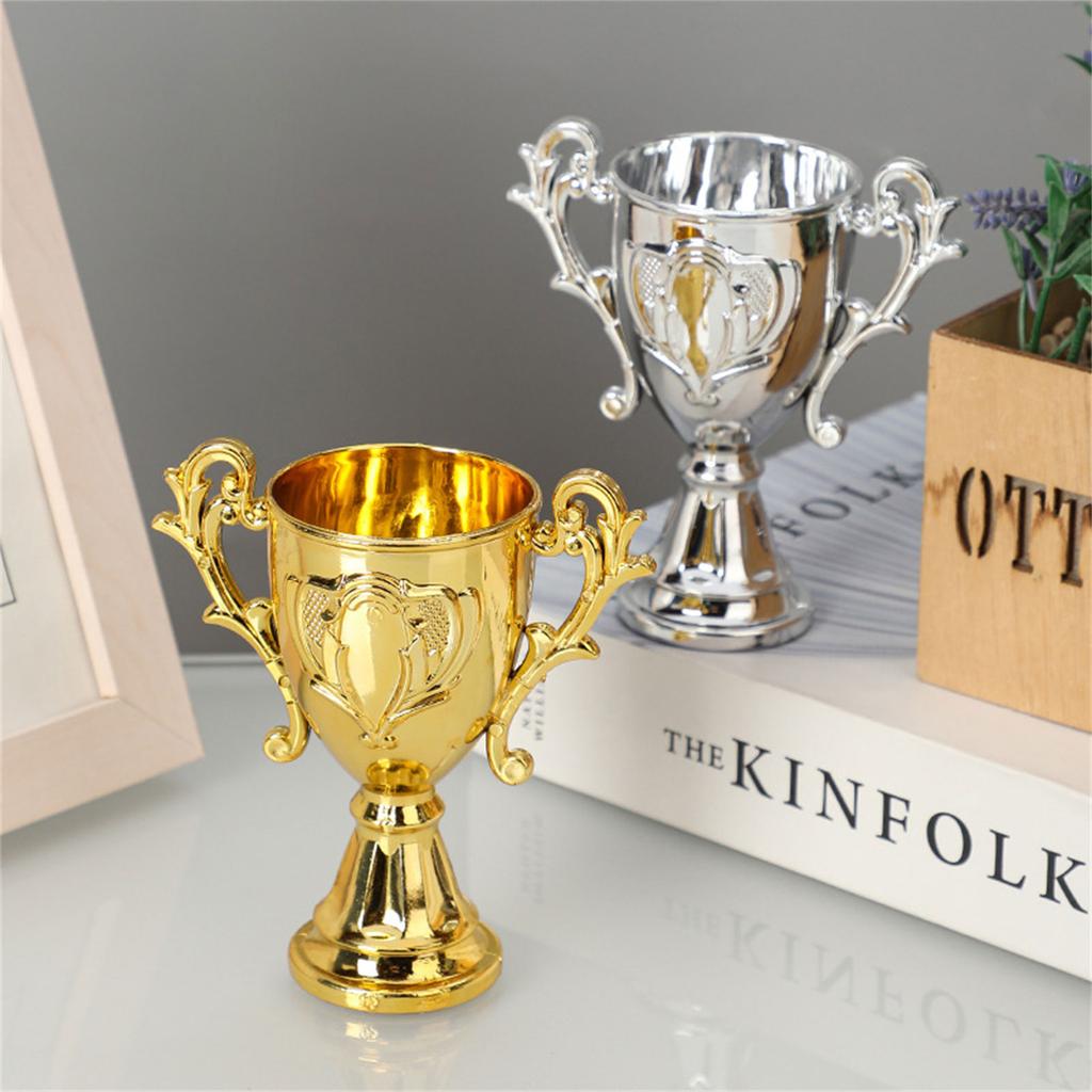 Кубок-конфетница в виде кубка для спорта, свадьбы, дня рождения, вечеринки, кубок, банка для конфет, контейнер для печенья, кубок, центральное украшение, 12 шт.