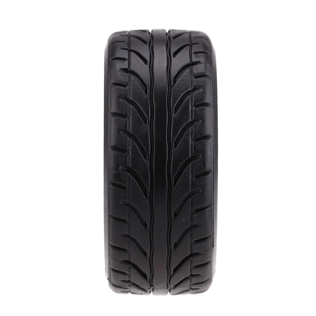4Pcs Set 1 10 Grain Drift Car Tires Plastic Hard Tyre Replacement for TRX HSP Tamiya HPI Kyosho Remote Control Car Part