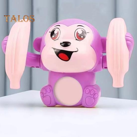 Игрушки для малышей Игрушка для ползания обезьянки Обучающая электрическая игрушка-обезьянка со светящимися звуками Режим голосового управления Интерактивная сенсорная игрушка для