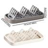 Waterproof Bathroom Soap Dish Self Draining Kitchen Storage Holder W-Shaped Soap Rack  Restaurant