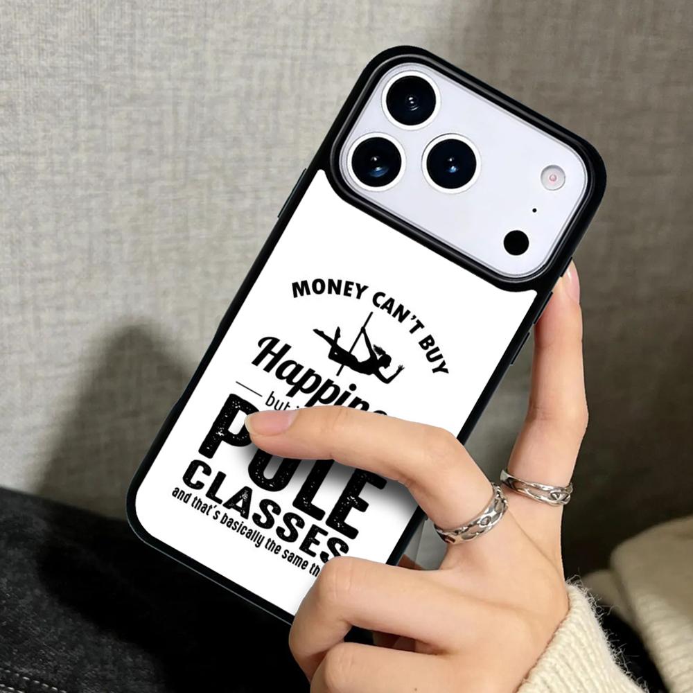 Чехол Case для iPhone 17 Air 16 Pro Max 15 Plus 11 13 Mini 14 12 Задняя крышка телефона Танцовщица на шесте Танцующая
