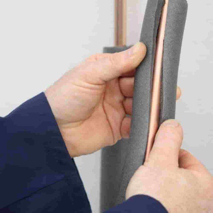 Isolation Thermique Tuyau de Chauffage 13mm, Manchons Isolants Ø48mm