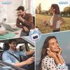 Bluetooth-наушники TW549: Сверхдлительное время работы от аккумулятора, Активное шумоподавление (ANC), Дисплей, Беспроводные