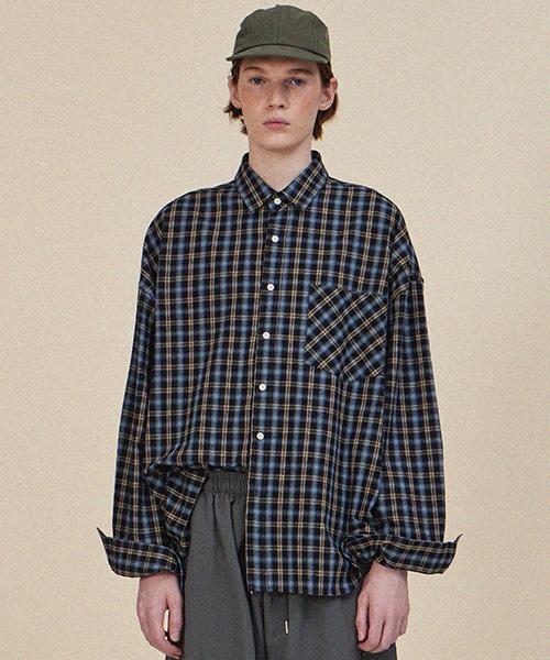 HAINT Pristine Check Brushed Shirt 2 Colors