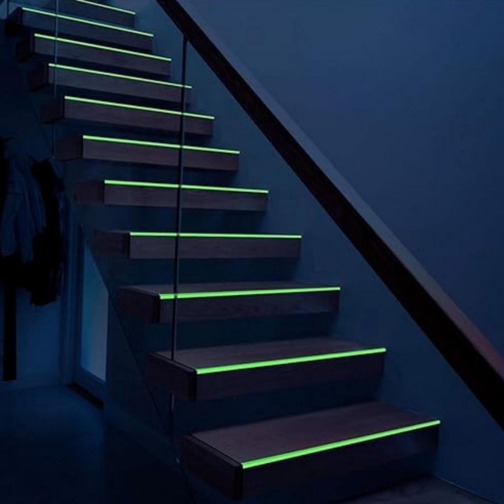 3 см x 5 м светящаяся в темноте лента зеленая яркая светящаяся лента наклейка съемная водонепроницаемая и фотолюминесцентная