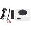 Mini Projector 200in Large Screen Mini HD Home Outdoor Theater Projector  for DVD Set Top Box