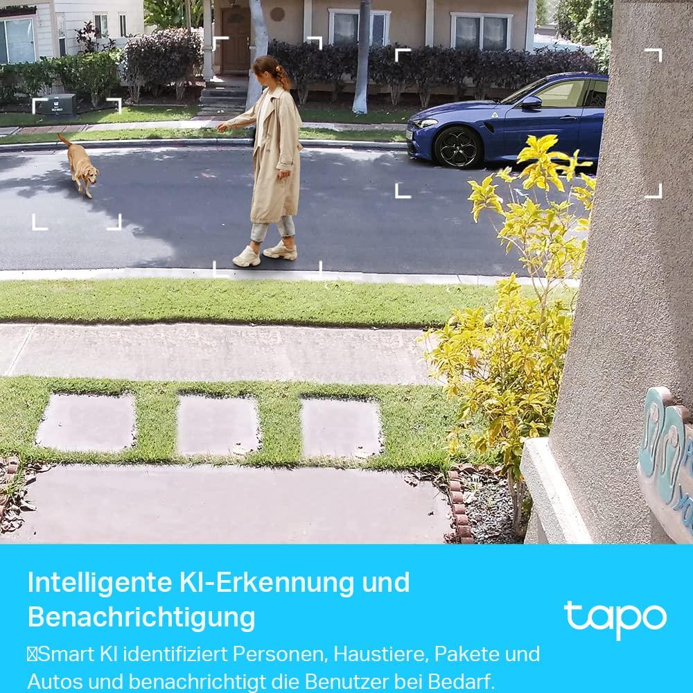 Полностью беспроводная сетевая камера для наблюдения за домашними животными 2K QHD с подсветкой, возможностью голосового вызова, дополнительным интеллектуальным концентратором H200 Tapo C420 TP-Link