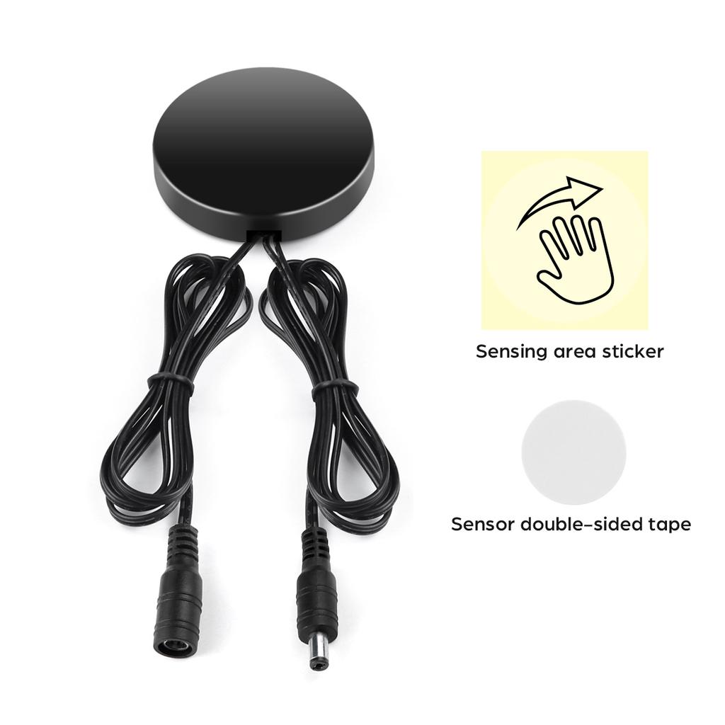 Dimmable 12V 5A Penetrable Wooden Touch Switch Hand Sweep Sensor Dimmer Wireless Control Switch For Smart Home LED Light Strip