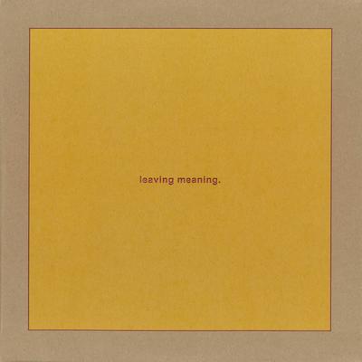 LP Пластинка SWANS - Leaving Meaning. YG63 Молодой Бог Запись 2019 США Рок