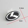 AABJA1 (7 Pcs) K Logo 3D Emblem Front Grille Trunk + Steering Wheel + Wheel Center Caps Sticker Badge For Kia K5 K3 K2 K4 Forte Koup