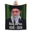 Ali Khameneis Blanket Super Warm Fashion Plush Bedding Throws For Kids Bedroom Flannel Bedspread Bed Cover