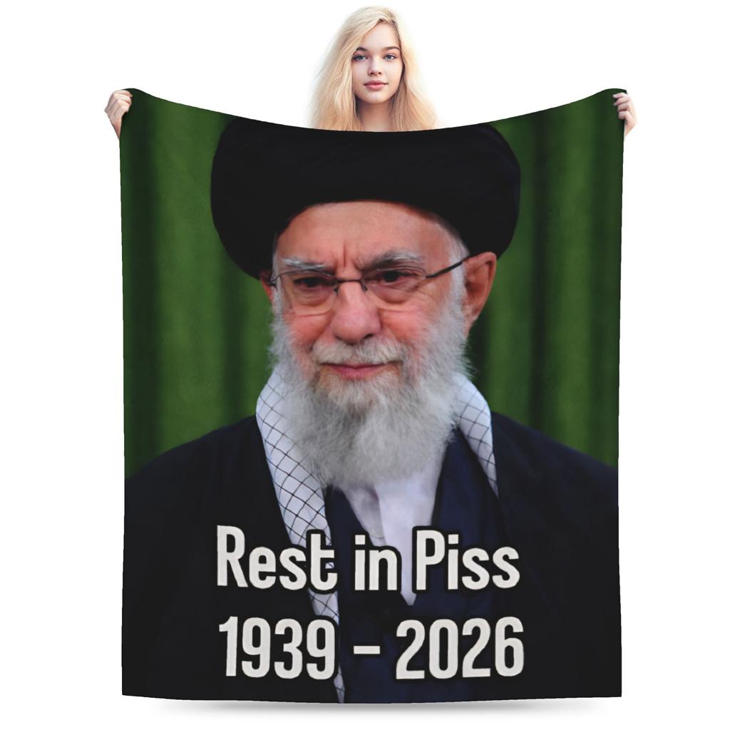 Ali Khameneis Blanket Super Warm Fashion Plush Bedding Throws For Kids Bedroom Flannel Bedspread Bed Cover