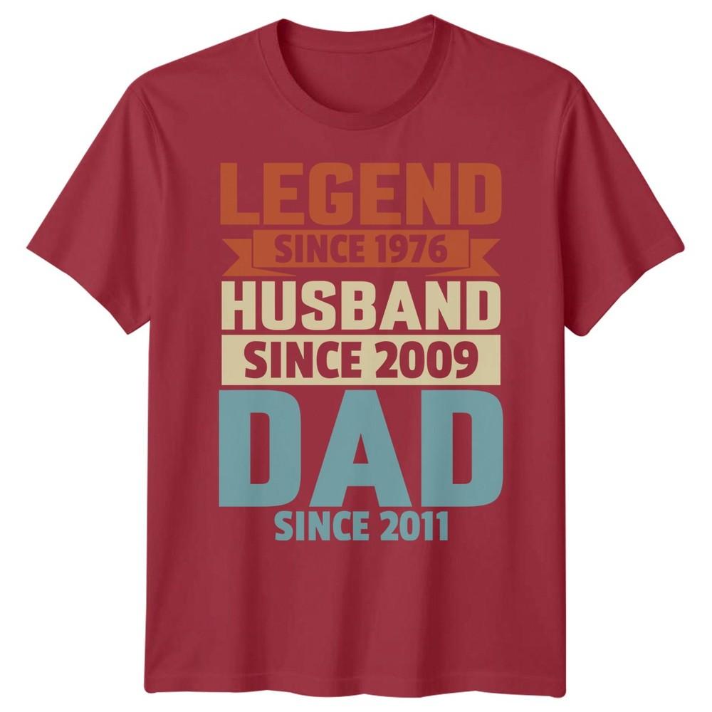 Legend Since 1976 Husband Dad Life Milestones Unisexs TShirt