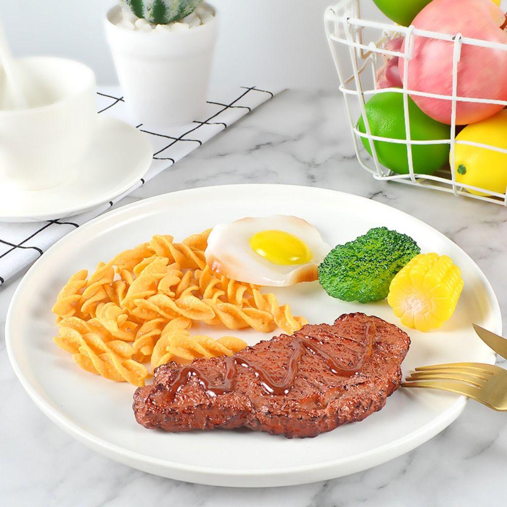 Cooking Toys Simulation Kitchen Toy Pretend Play Fake Food Toys Poached Egg Fake Fried Eggs Girls