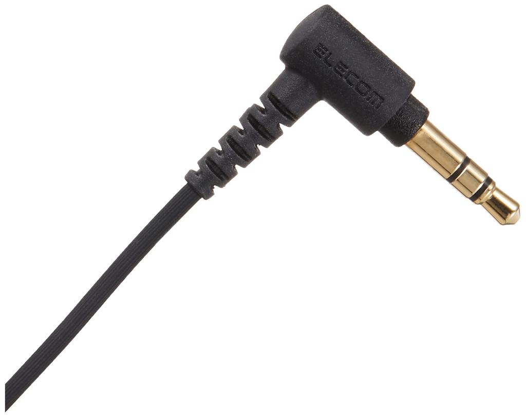 Elecom Стереонаушники/канальные/драйвер 10,0 мм/черные