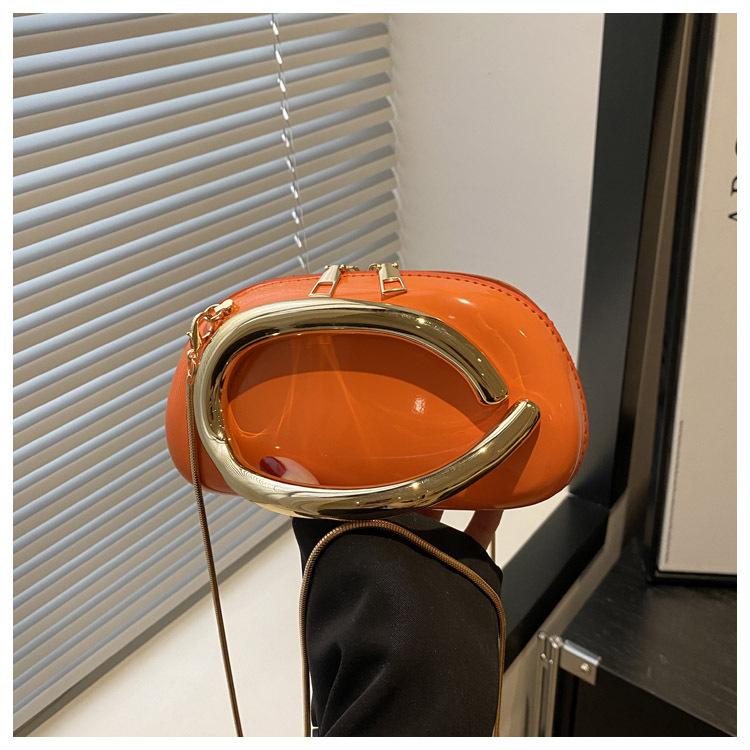 Дизайн Столкновение Цветов Личность Темперамент Мода Цепочка Кроссбоди На Плечо Маленькая Квадратная Женская Сумка