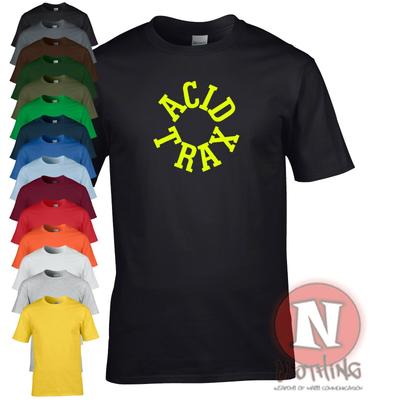 Acid Trax TShirt Phuture Acid House Chicago Dj Pierre Club Rave Festival