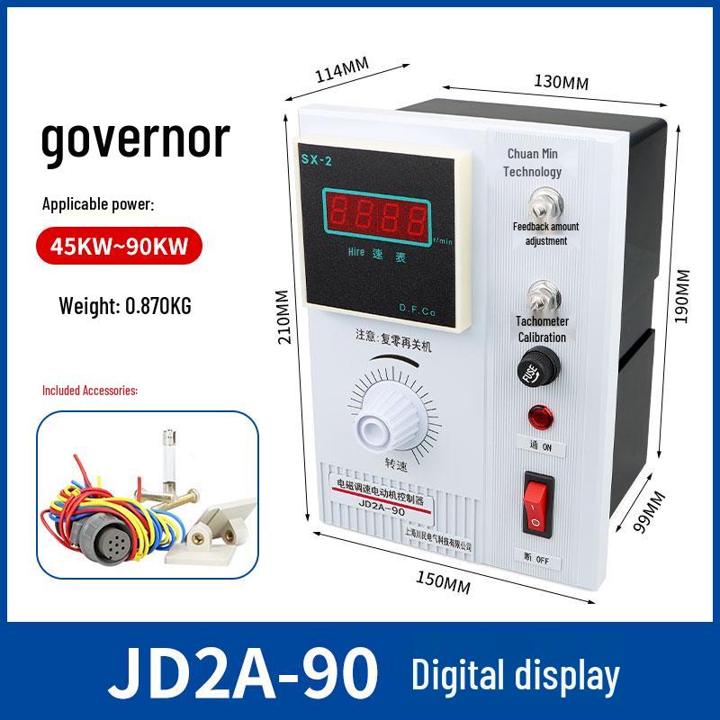 JD1A-40 Electromagnetic Motor Speed Controller, 90-Speed Switch, JD2A-11 Controller